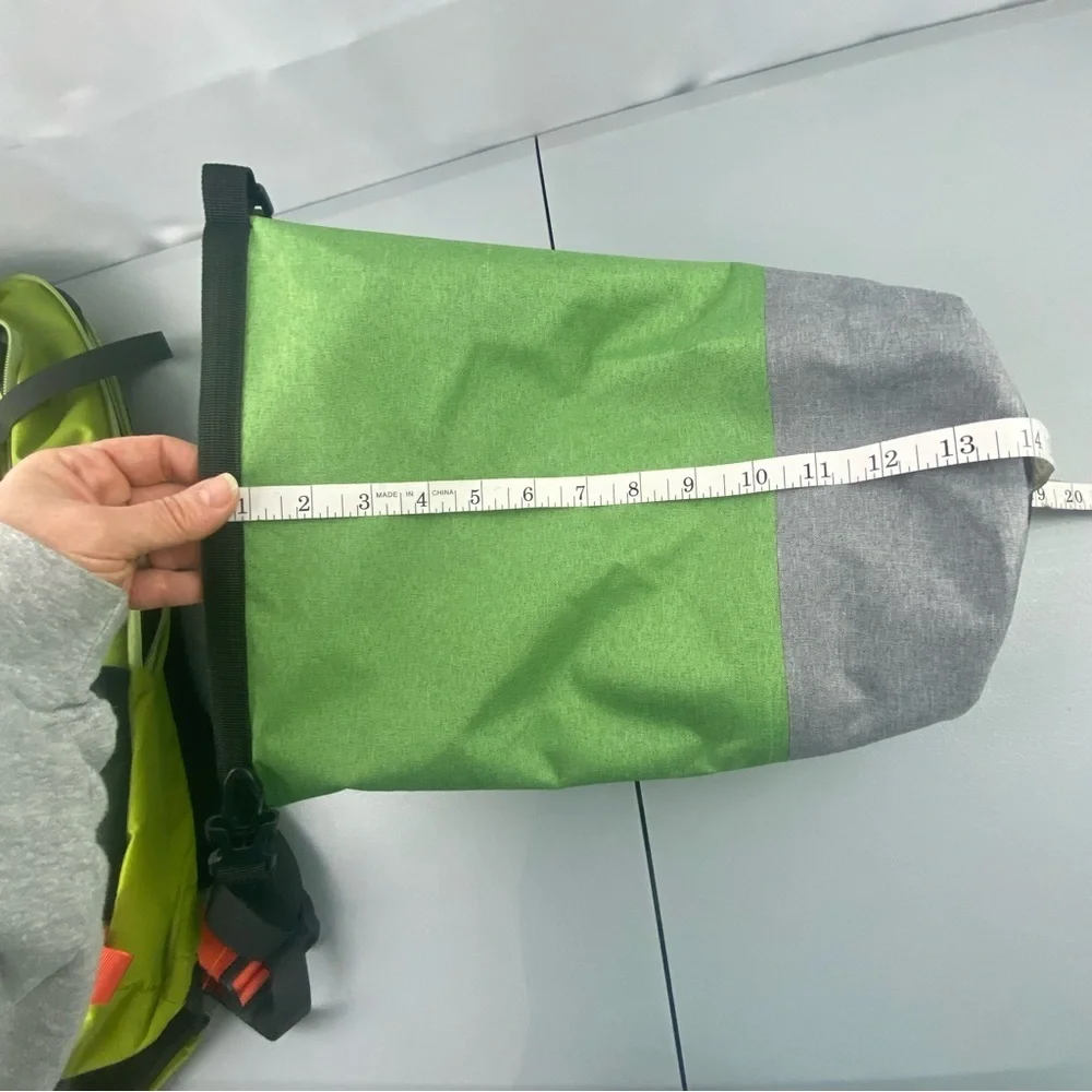 TOPI Outdoor Adventure Green Multi-Compartment Rugged Hiking Backpack Bag
